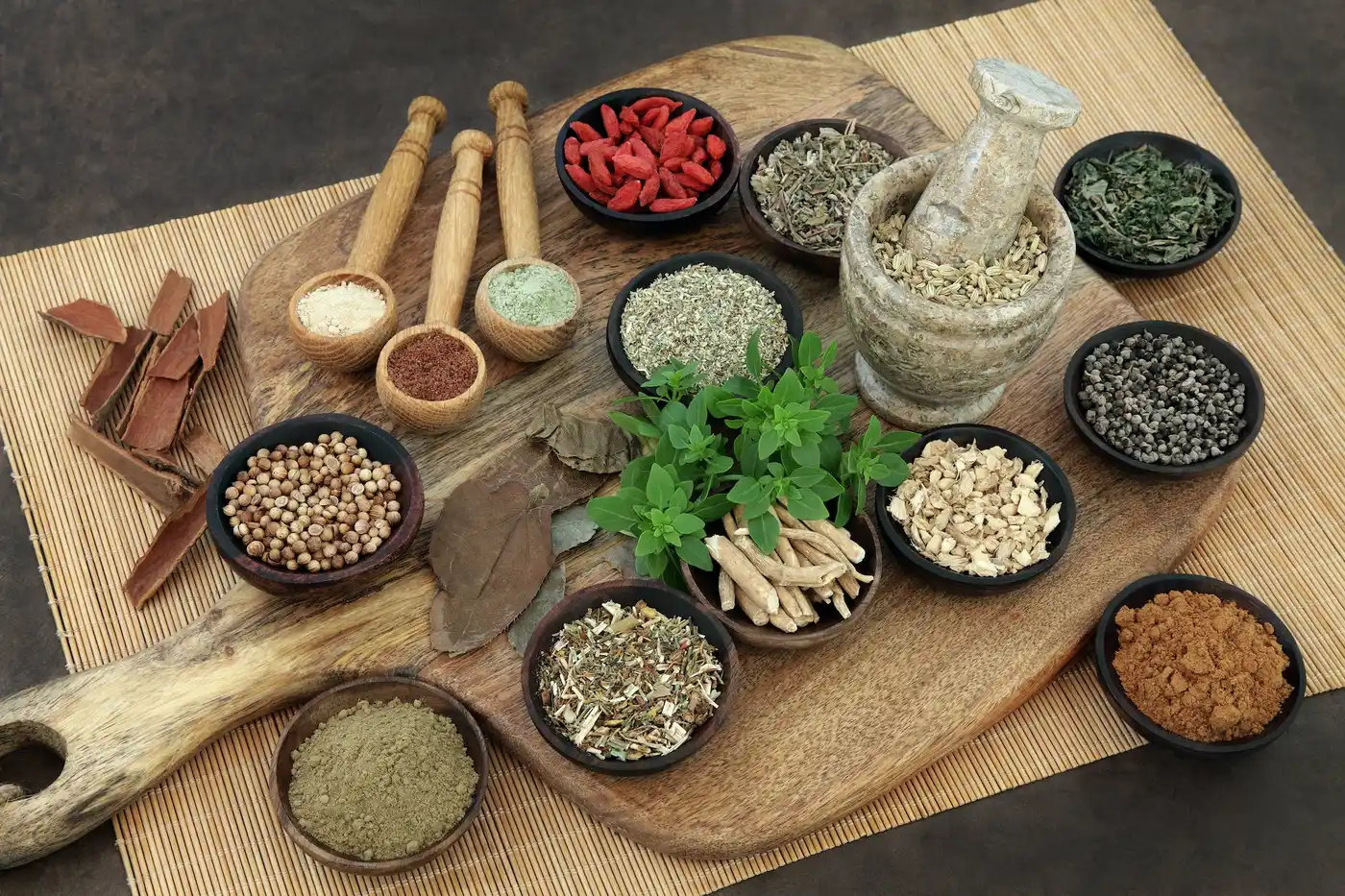 Herb and spice health food Herb and spice health food